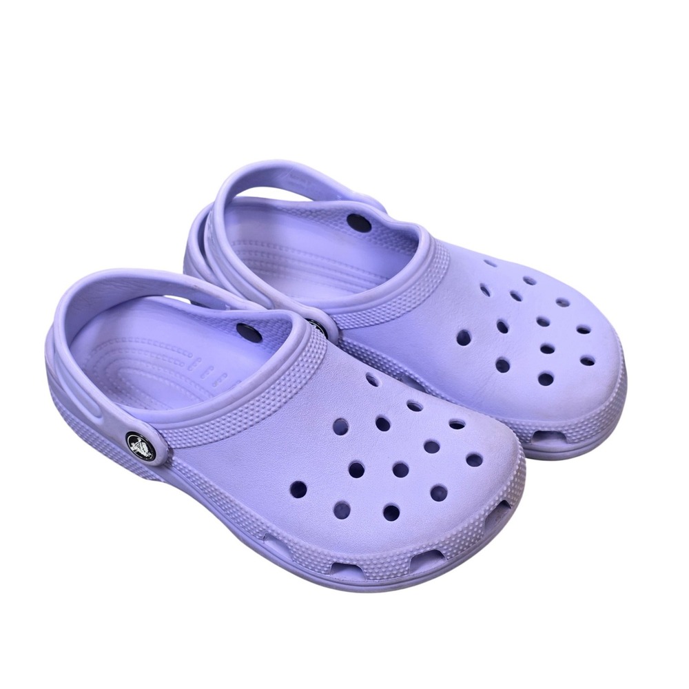 Crocs Classic Clogs Lavender Purple Women 5 Men 3 Slip On Shoes